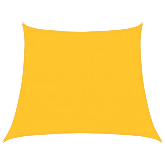 Vidaxl zonnezeil 160 g m² 3 4x3 m hdpe geel