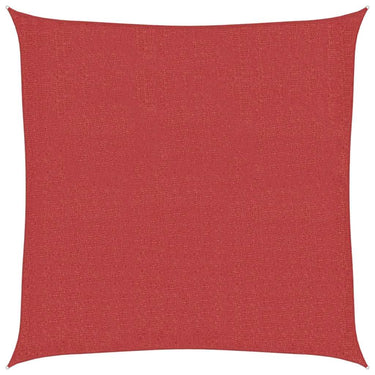 Vidaxl zonnezeil 160 g m² 2x2 m hdpe rood