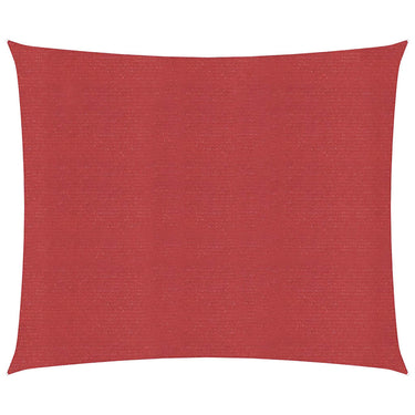 Vidaxl zonnezeil 160 g m² 6x6 m hdpe rood