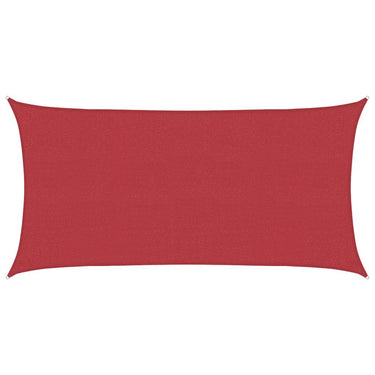 Vidaxl zonnezeil 160 g m² 2x3,5 m hdpe rood