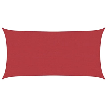 Vidaxl zonnezeil 160 g m² 2x4 m hdpe rood