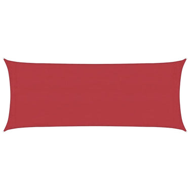 Vidaxl zonnezeil 160 g m² 2x5 m hdpe rood