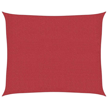 Vidaxl zonnezeil 160 g m² 2,5x3 m hdpe rood