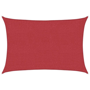 Vidaxl zonnezeil 160 g m² 2,5x3,5 m hdpe rood