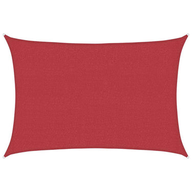 Vidaxl zonnezeil 160 g m² 2,5x4 m hdpe rood