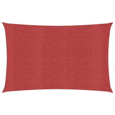 Vidaxl zonnezeil 160 g m² 2,5x4,5 m hdpe rood