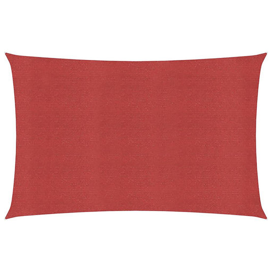 Vidaxl zonnezeil 160 g m² 2,5x4,5 m hdpe rood