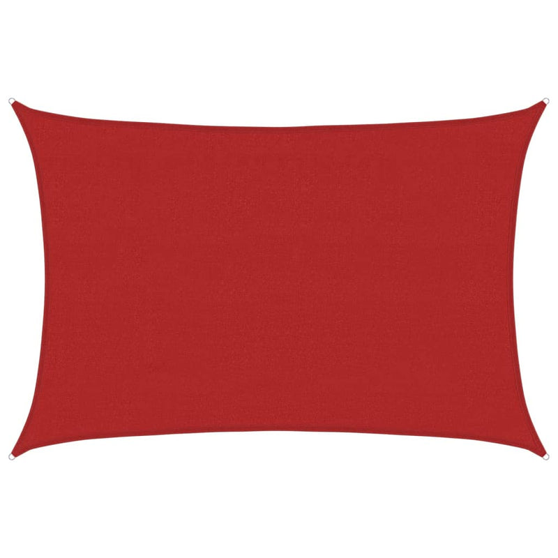Load image into Gallery viewer, VidaXL Zonnezeil 160 g m² 4x6 m HDPE rood
