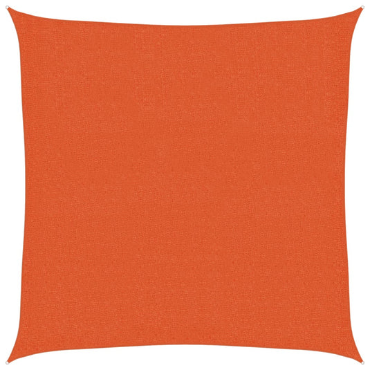Vidaxl zonnezeil 160 g m² 2,5x2,5 m hdpe oranje