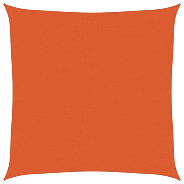 Vidaxl zonnezeil 160 g m² vierkant 4x4 m hdpe oranje