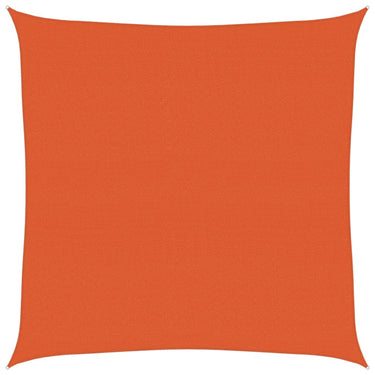 Vidaxl zonnezeil 160 g m² vierkant 7x7 m hdpe oranje