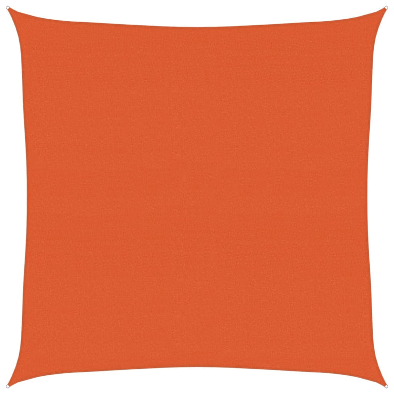 Afbeelding laden in galerijviewer, Vidaxl zonnezeil 160 g m² vierkant 7x7 m hdpe oranje

