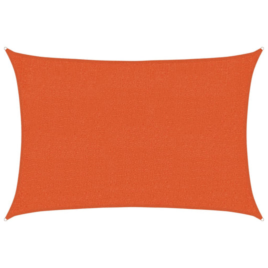 Vidaxl zonnezeil 160 g m² 2x2,5 m hdpe oranje