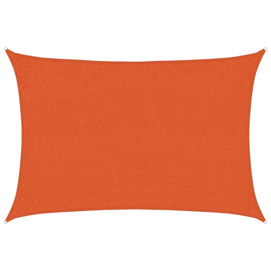 Vidaxl zonnezeil 160 g m² 2x3 m hdpe oranje