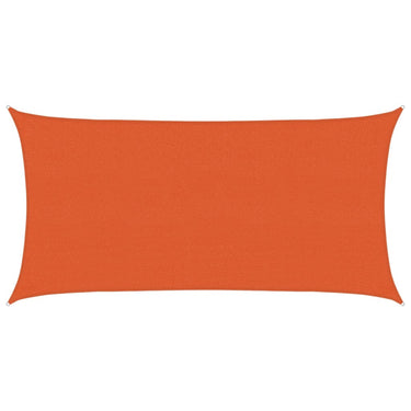 Vidaxl zonnezeil 160 g m² 2x3,5 m hdpe oranje