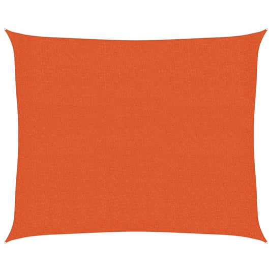 Vidaxl zonnezeil 160 g m² 2,5x3 m hdpe oranje