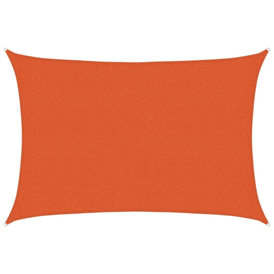 Vidaxl zonnezeil 160 g m² 2,5x4 m hdpe oranje