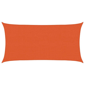 Vidaxl zonnezeil 160 g m² 2,5x5 m hdpe oranje