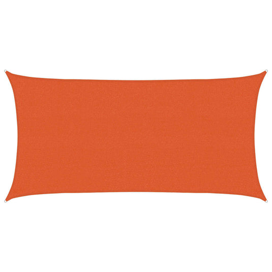 Vidaxl zonnezeil 160 g m² 2,5x5 m hdpe oranje