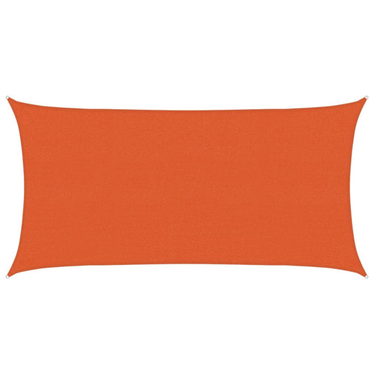 Vidaxl zonnezeil 160 g m² 2,5x5 m hdpe oranje