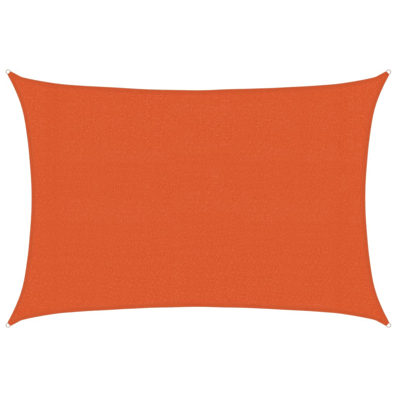 Load image into Gallery viewer, Vidaxl zonnezeil 160 g m² rechthoekig 3x5 m hdpe oranje
