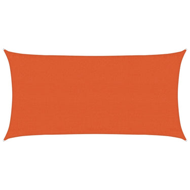 Vidaxl zonnezeil 160 g m² rechthoekig 3x6 m hdpe oranje