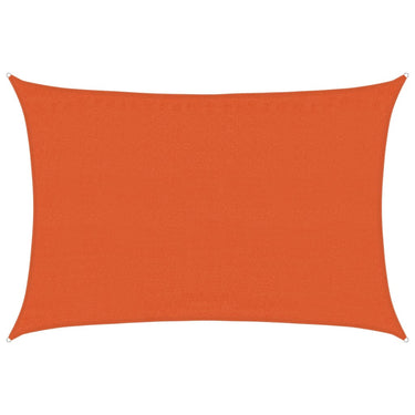 Vidaxl zonnezeil 160 g m² 3,5x4,5 m hdpe oranje