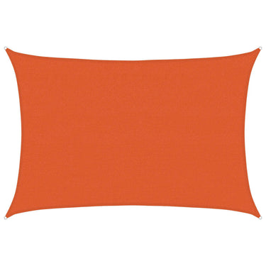 Vidaxl zonnezeil 160 g m² 4x6 m hdpe oranje