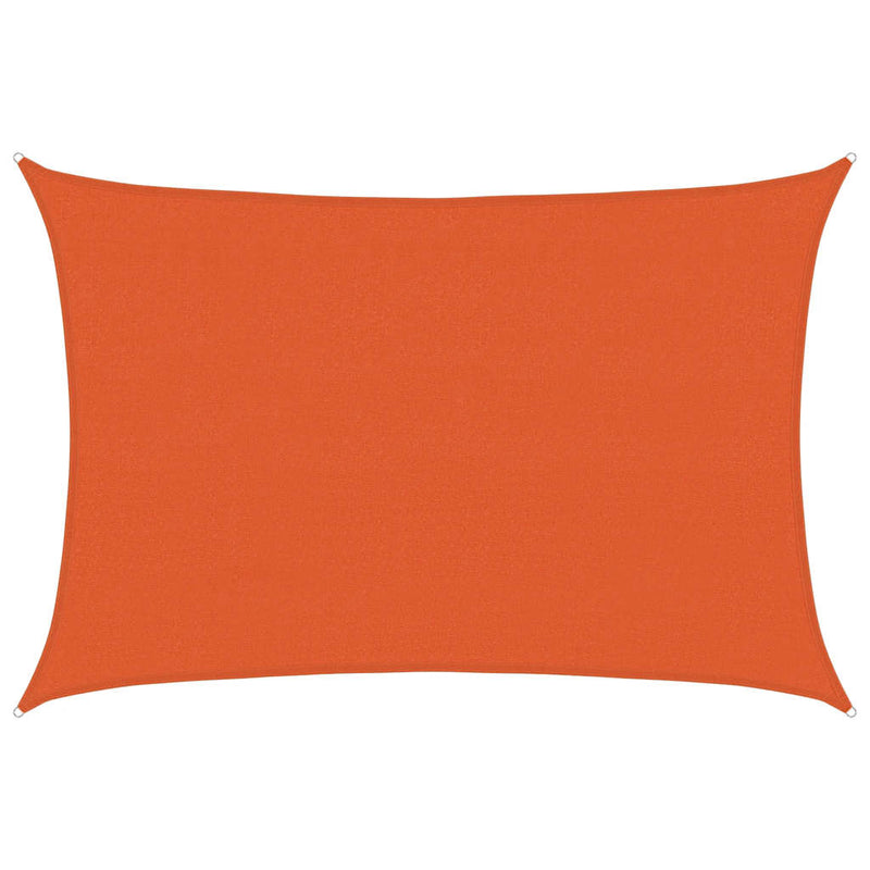 Afbeelding laden in galerijviewer, Vidaxl zonnezeil 160 g m² 4x6 m hdpe oranje
