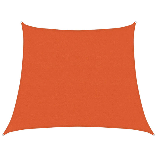 Vidaxl zonnezeil 160 g m² trapezium 3 4x3 m hdpe oranje