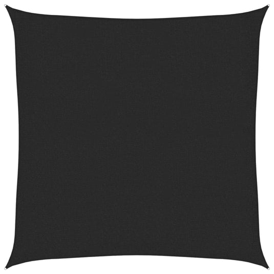 Vidaxl zonnezeil 160 g m² 3,6x3,6 m hdpe zwart