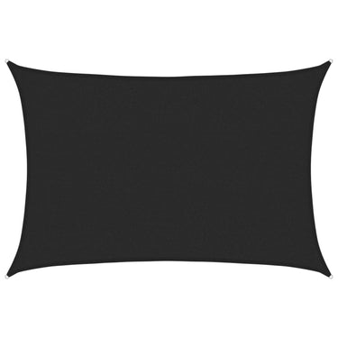 Vidaxl zonnezeil 160 g m² 2,5x3,5 m hdpe zwart