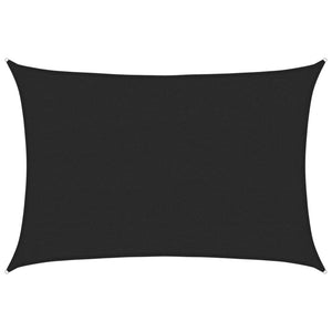 Vidaxl zonnezeil 160 g m² 2,5x4 m hdpe zwart