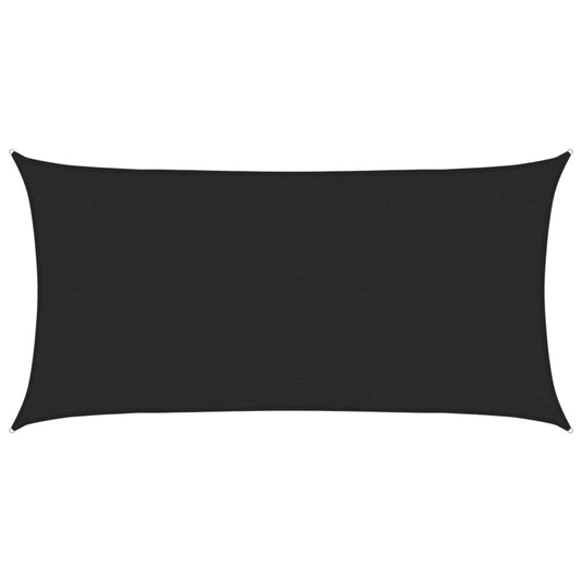 Vidaxl zonnezeil 160 g m² 2,5x4,5 m hdpe zwart