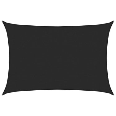 Vidaxl zonnezeil 160 g m² 3x4,5 m hdpe zwart