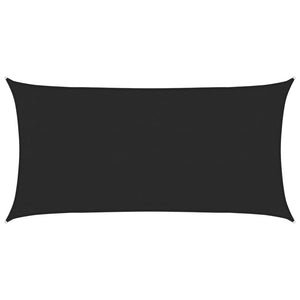 Vidaxl zonnezeil 160 g m² 3x6 m hdpe zwart