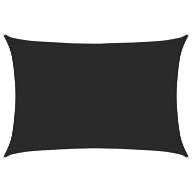 Vidaxl zonnezeil 160 g m² 3,5x4,5 m hdpe zwart
