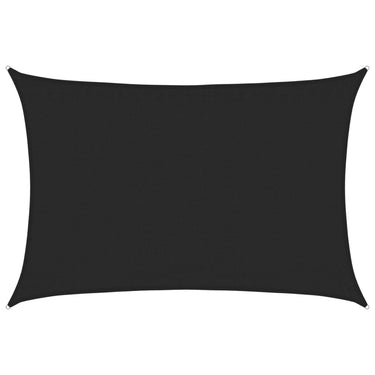 Vidaxl zonnezeil 160 g m² 3,5x5 m hdpe zwart