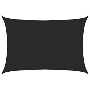 Vidaxl zonnezeil 160 g m² 4x5 m hdpe zwart