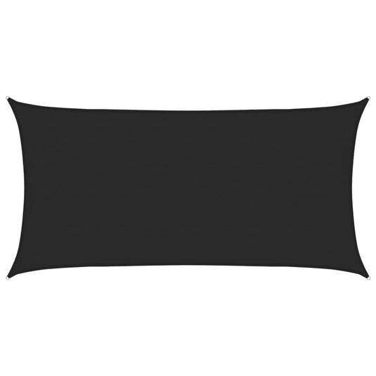 Vidaxl zonnezeil 160 g m² 4x7 m hdpe zwart