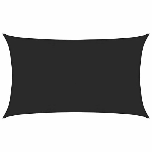 Vidaxl zonnezeil 160 g m² 5x8 m hdpe zwart
