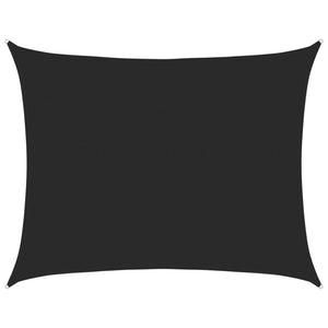 Vidaxl zonnezeil 160 g m² 6x7 m hdpe zwart