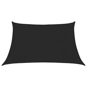 Vidaxl zonnezeil 160 g m² 3 4x2 m hdpe zwart