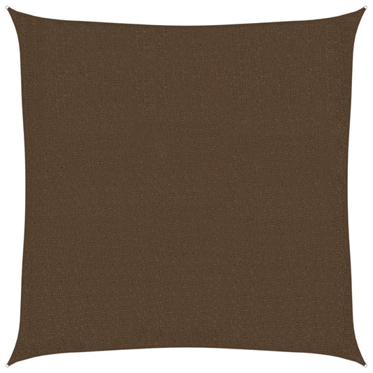 Vidaxl zonnezeil 160 g m² 2,5x2,5 m hdpe bruin
