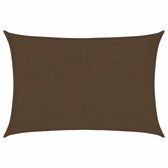 Vidaxl zonnezeil 160 g m² 2x3 m hdpe bruin