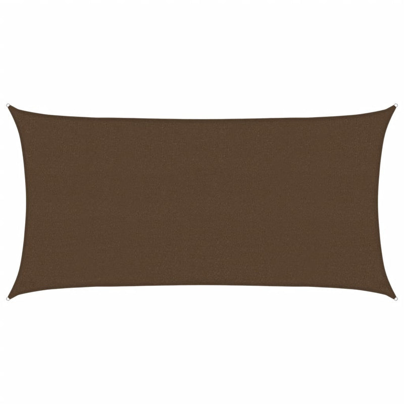 Load image into Gallery viewer, Vidaxl zonnezeil 160 g m² 2x3,5 m hdpe bruin
