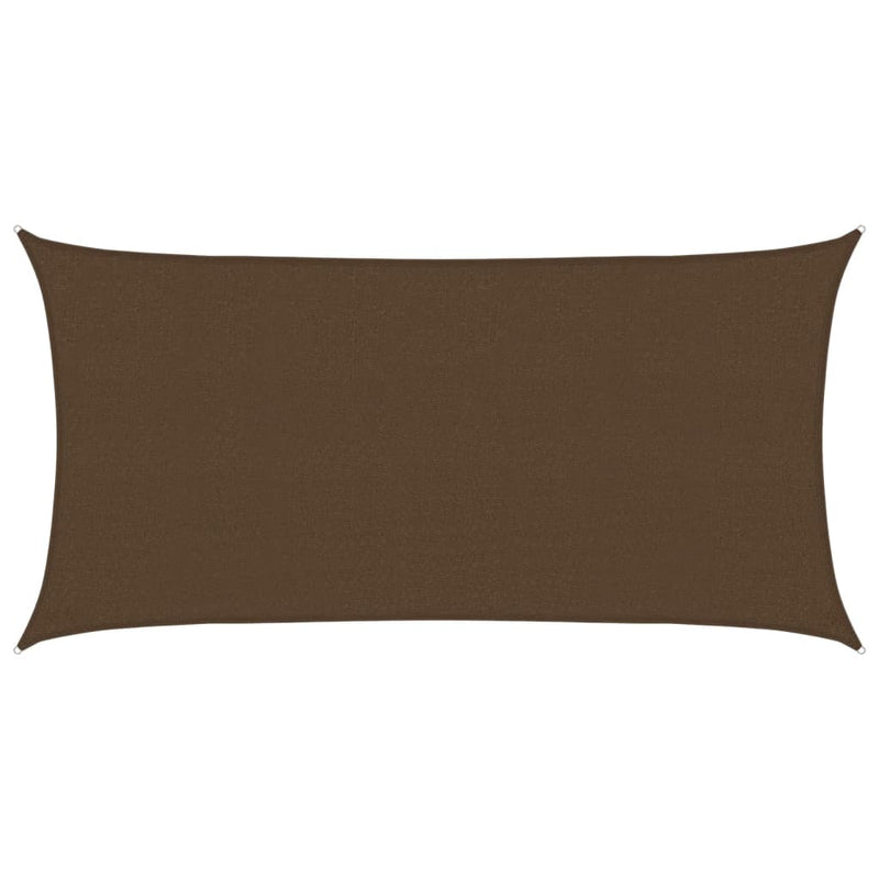 Load image into Gallery viewer, Vidaxl zonnezeil 160 g m² 2x4 m hdpe bruin
