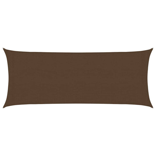 Vidaxl zonnezeil 160 g m² 2x4,5 m hdpe bruin