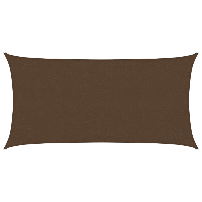 Load image into Gallery viewer, Vidaxl zonnezeil 160 g m² 3x6 m hdpe bruin
