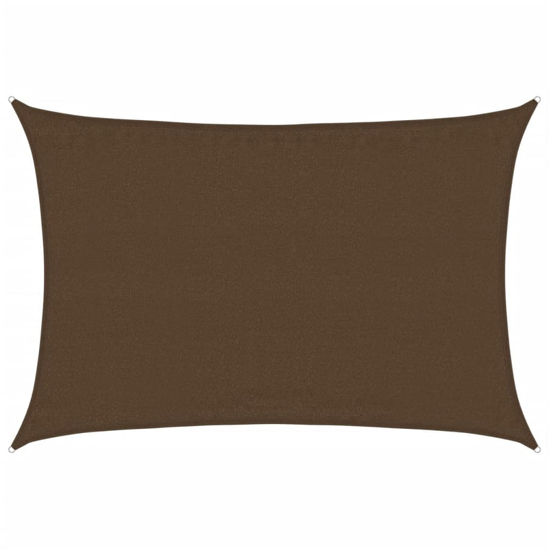 Load image into Gallery viewer, Vidaxl zonnezeil 160 g m² 3,5x4,5 m hdpe bruin
